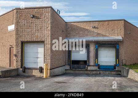 A small business building exterior Stock Photo