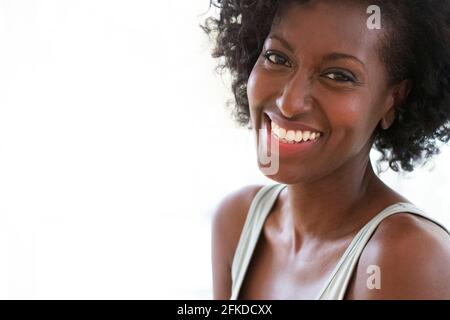 Smiling woman Stock Photo