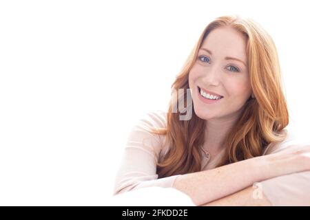 Smiling woman Stock Photo