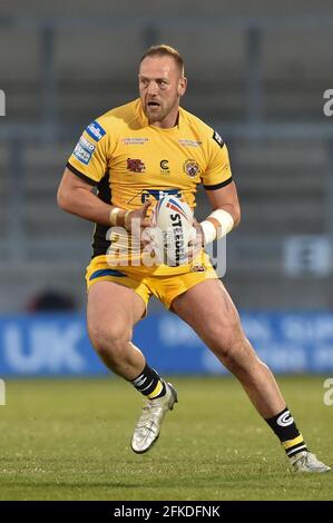 Liam Watts Of Castleford Tigers during the Rugby League Paul McShane ...