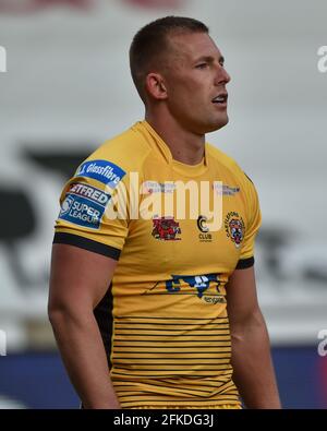 Eccles, UK. 30th Apr, 2021. Greg Eden (23) of Castleford Tigers during the game in Eccles, United Kingdom on 4/30/2021. (Photo by Richard Long Photography/News Images/Sipa USA) Credit: Sipa USA/Alamy Live News Stock Photo