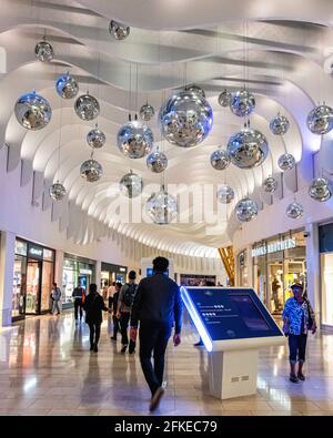 The Icon Outlet. Shopping centre at the O2 arena offers discounts on top designer brands,Greenwich Peninsula, London,UK Stock Photo