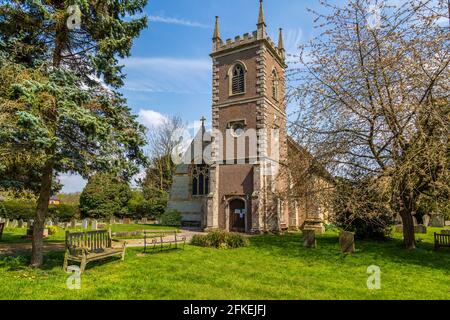 Holy Trinity Church in Arrow, Warwickshire, England Stock Photo