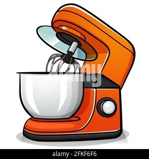 Vector illustration of pastry robot cartoon design Stock Vector