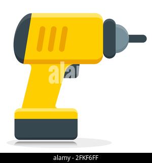 Vector illustration of screwdriver flat icon isolated Stock Vector