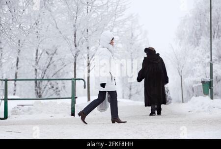 Daily life, Linköping during a winter day, Sweden Stock Photo - Alamy