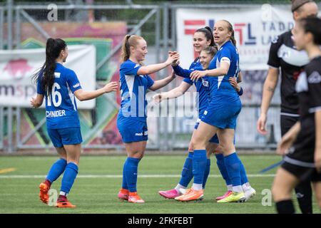 Lugano, Switzerland. 24th Apr, 2021. 24.04.2021, Lugano, Stadio Comunale  Cornaredo, 1/4 final - Swiss Cup women: FC Lugano Femminile - FC Basel  1893, interior view of the Stadio Communale Cornaredo (Switzerland/Croatia  OUT)