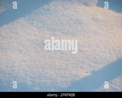 pure white snow: abstract background Stock Photo