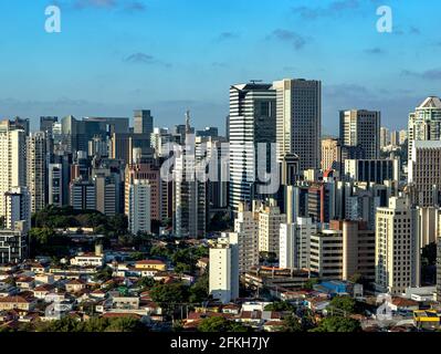 Sao Paulo, Brazil. Cidade Monções district Stock Photo - Alamy