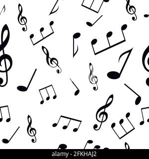 seamless music pattern Stock Vector