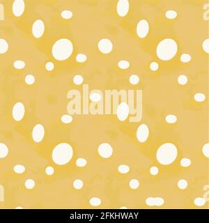 Cheese seamless Background Stock Vector