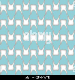 teeth pattern Stock Vector