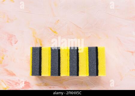 New sponges for dishwashing and cleaning Stock Photo