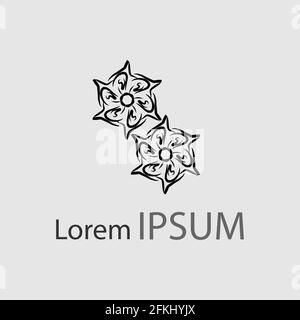 Cool Abstract Spiral Logo Design Vector Art EPS10 Stock Vector
