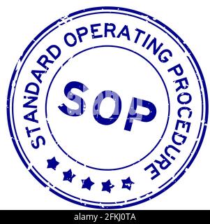 SOP stamp - Standard operating procedure emblem Stock Vector Image ...