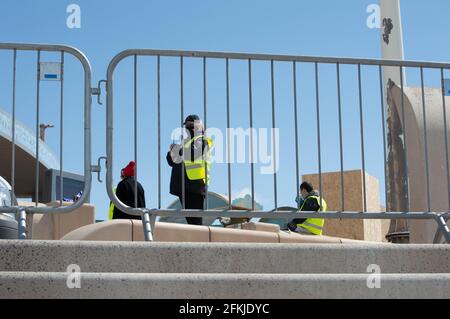 Building the sets for the new Star Wars show Andor Stock Photo