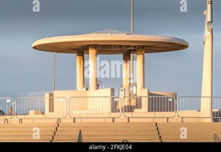 Film sets for Andor a Star Wars show for Disney Stock Photo