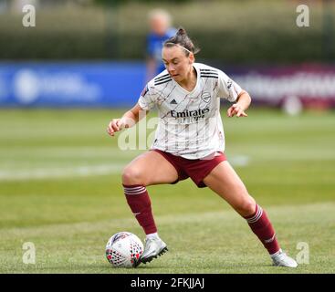 Liverpool, UK. 02nd May, 2021. Caitlin Foord (19 Arsenal) during the Barclays FA Womens Super League game between Everton and Arsenal at Walton Hall Park in Liverpool, England. Credit: SPP Sport Press Photo. /Alamy Live News Stock Photo