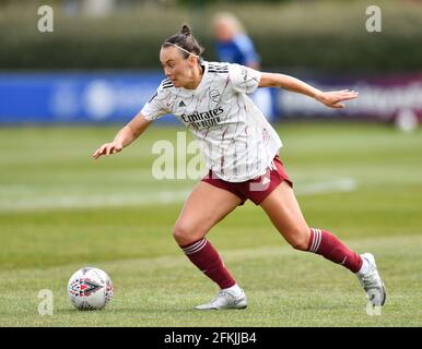 Liverpool, UK. 02nd May, 2021. Caitlin Foord (19 Arsenal) during the Barclays FA Womens Super League game between Everton and Arsenal at Walton Hall Park in Liverpool, England. Credit: SPP Sport Press Photo. /Alamy Live News Stock Photo