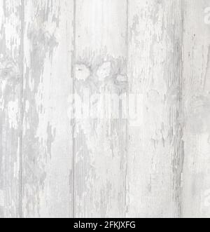 weathered white peeling paint wood background Stock Photo