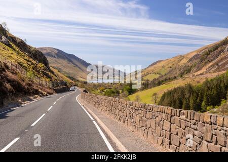 Tal-y-Llyn lake and mountains, Gwynedd, Wales Stock Photo