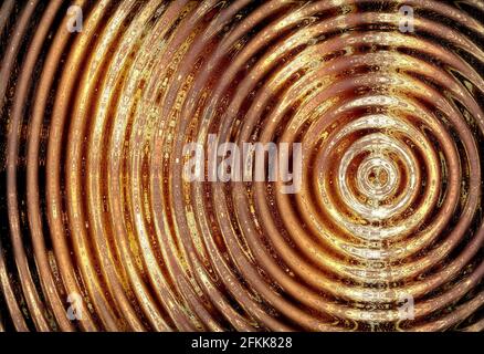 Abstract golden grunge illustration. Background for wallpaper and web design Stock Photo