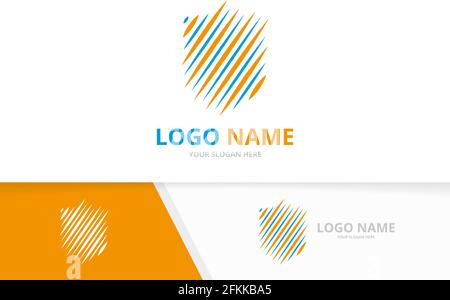 Premium shield logo. Business security logotype design template. Stock Vector