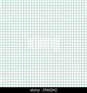 Graph paper. Abstract grid color squared background. Geometric plotting paper for school education, wallpaper, textures, notebook. Lined sheet blank Stock Vector