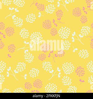 Floral vector seamless pattern for wallpaper, textile , surface, fashion , background,tile, stationary, home decor, furnishing etc. Stock Vector