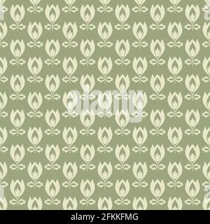 Decorative floral vector seamless pattern for wallpaper, textile , surface, fashion , background,tile, stationary, home decor, furnishing etc. Stock Vector