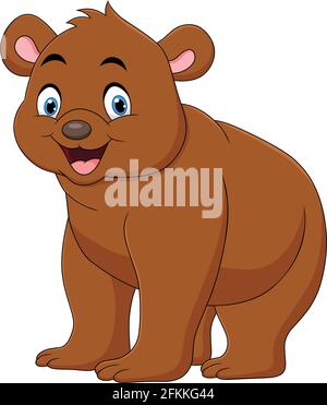 Cute Bear Animal vector illustration Stock Vector