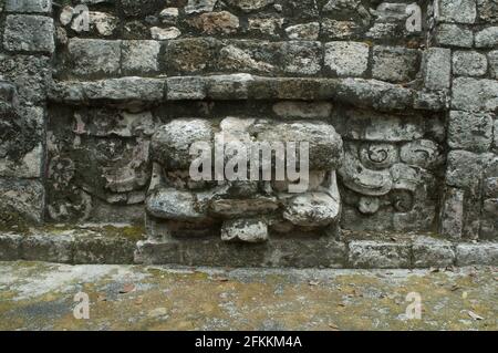 BALAMKU SIGNIFICA EN MAYA TEMPLO DEL JAGUAR  LA ZONA ARQUEOLOGICA DE BALAMKU TIENE UNA SUPERFICIE DE 1KM2 Y FUE HABITADA DESDE EL AÑO 300 ANTES DE CRI Stock Photo