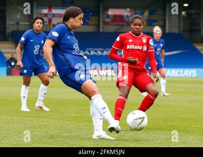 Kingston Upon Thames, UK. 01st Feb, 2018. KINGSTON UPON THAMES, United Kingdom, MAY 02: Chelsea Ladies Sam Kerr during Women's Champions League Semi-Final 2nd Leg between Chelsea Women and FC Bayern München Ladies at Kingsmeadow, Kingston upon Thames on 02nd May, 2021 Credit: Action Foto Sport/Alamy Live News Stock Photo