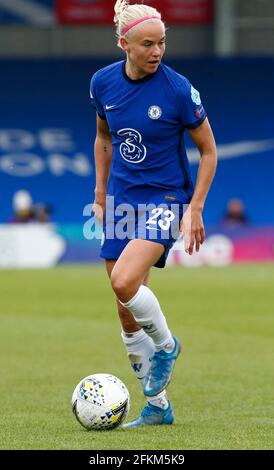 Kingston Upon Thames, UK. 01st Feb, 2018. KINGSTON UPON THAMES, United Kingdom, MAY 02: Chelsea Ladies Pernille Harder during Women's Champions League Semi-Final 2nd Leg between Chelsea Women and FC Bayern München Ladies at Kingsmeadow, Kingston upon Thames on 02nd May, 2021 Credit: Action Foto Sport/Alamy Live News Stock Photo