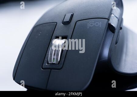 Logitech Mx Master 3 wireless mouse Stock Photo