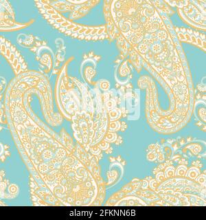 Paisley pattern, great design for any purposes. Seamless background Stock Vector