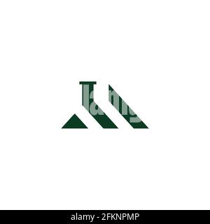 home roof chimney symbol geometric design logo vector Stock Vector