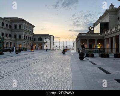 View of Galleria Lafayette at Katara Cultural Village in Ramadan 2021. Stock Photo