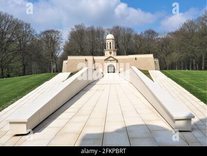 South African memorial at Delville Wood on the Somme Stock Photo