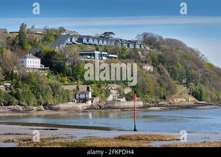 Dylan Thomas's Boathouse and Writing Shed, Laugharne, Carmarthenshire Stock Photo
