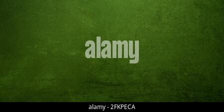 green dirty concrete background wall grunge cement texture with copy space Stock Photo