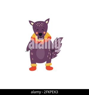 Wolf. Vector logo. wildlife Wild wolf Vector illustration Stock Vector