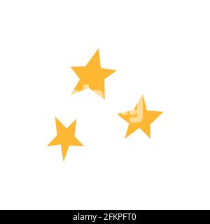 Star icon vector. Classic rank isolated. Trendy flat favorite design. Star web site pictogram, mobile app. Logo illustration. Eps10. Stock Vector