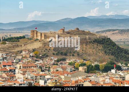 Ayasuluk Castle on Ayasuluk Hill, Selcuk, Ephesus, Turkey Stock Photo