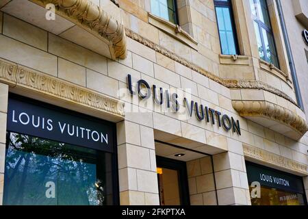 Luxury French Store Louis Vuitton, Kyoto , Japan Stock Photo - Alamy