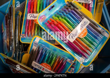 Brightly Colored Aen Art Pens Stock Photo - Alamy