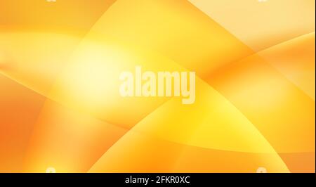 Abstract saturated light warm redish yellow and mustard orange background. Glowing vector graphic wallpaper Stock Vector