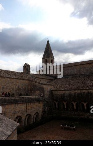 Le Thoronet Abbey in Provence, France Stock Photo