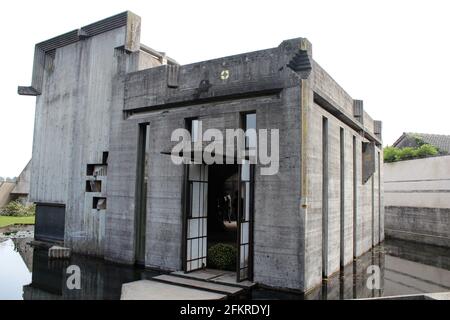 Brion Cemetery in San Vito d'Altivole near Treviso, Italy by Carlo Scarpa Stock Photo