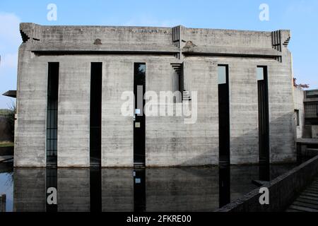 Brion Cemetery in San Vito d'Altivole near Treviso, Italy by Carlo Scarpa Stock Photo